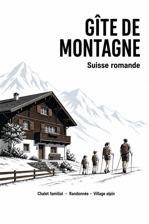 Gites de suisse romande dans un chalet de montagne avec jardin et vue alpine