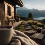 Gîtes de suisse romande : vue lac depuis la terrasse du chalet
