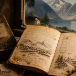 Impressions de voyage en Suisse : carnet XIXe et paysage alpin