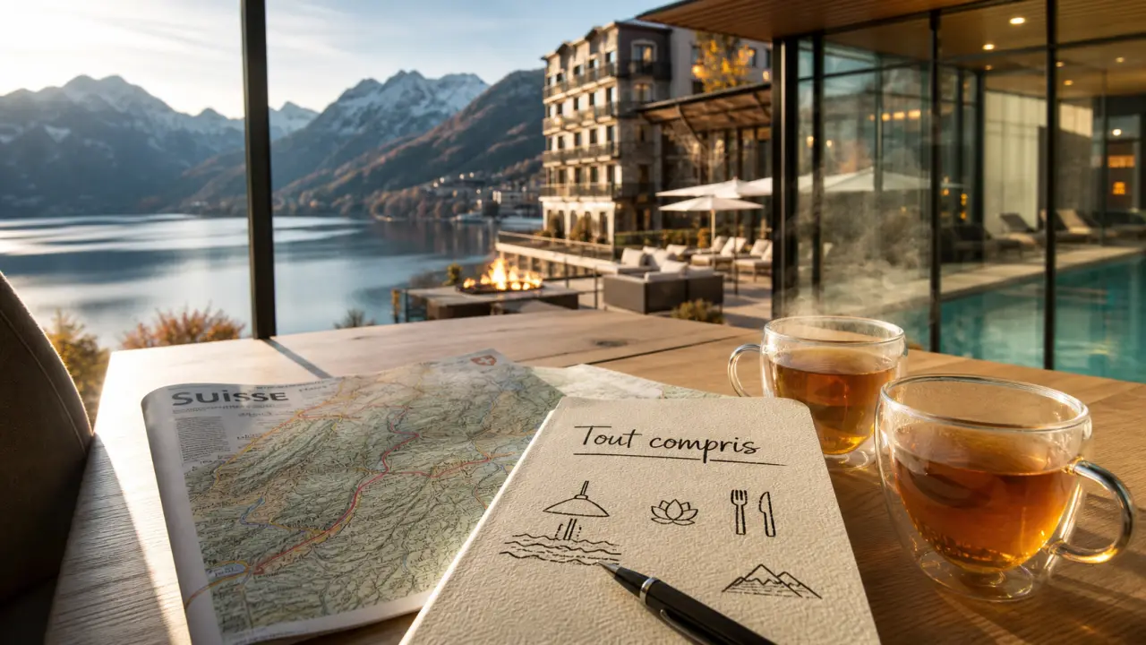 Voyage tout compris suisse : hôtel lac et spa