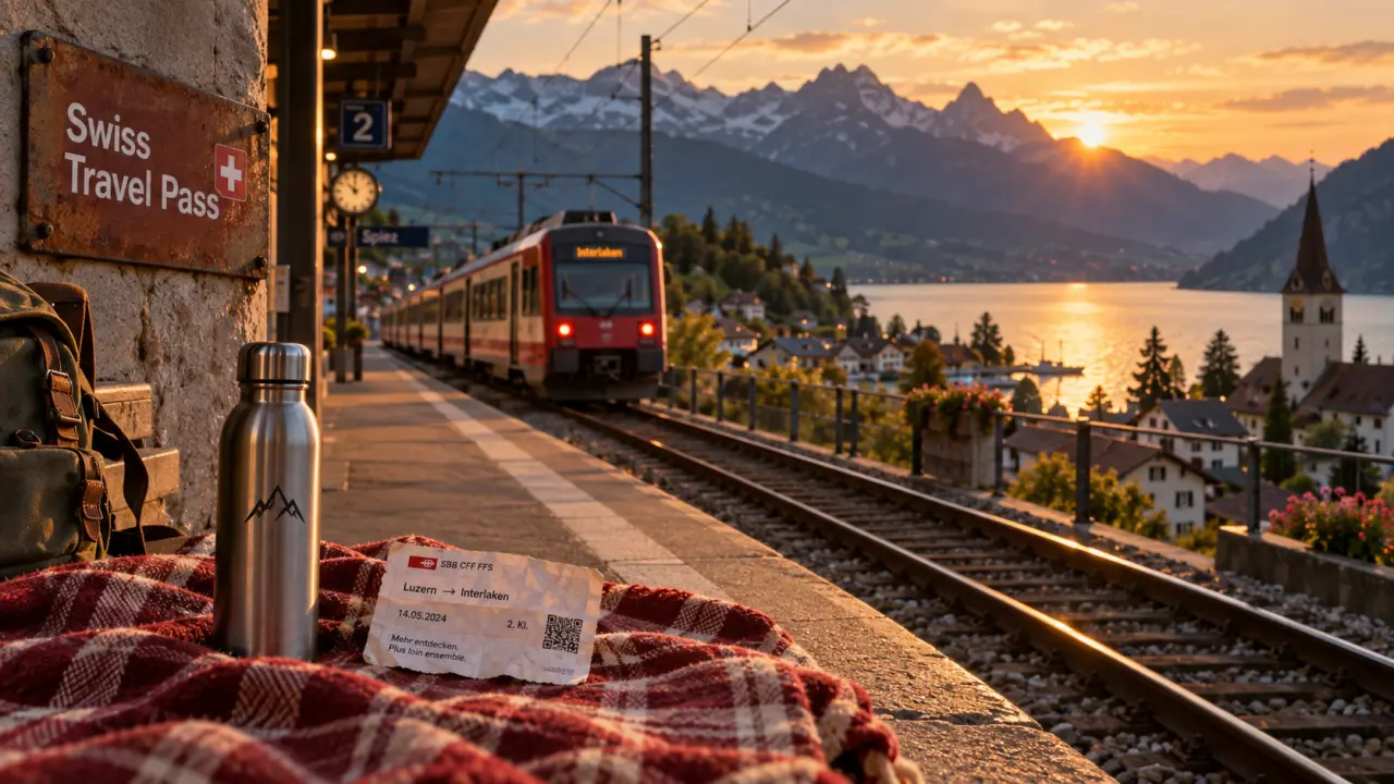 Bon plan voyage suisse : train, lac et village en Suisse