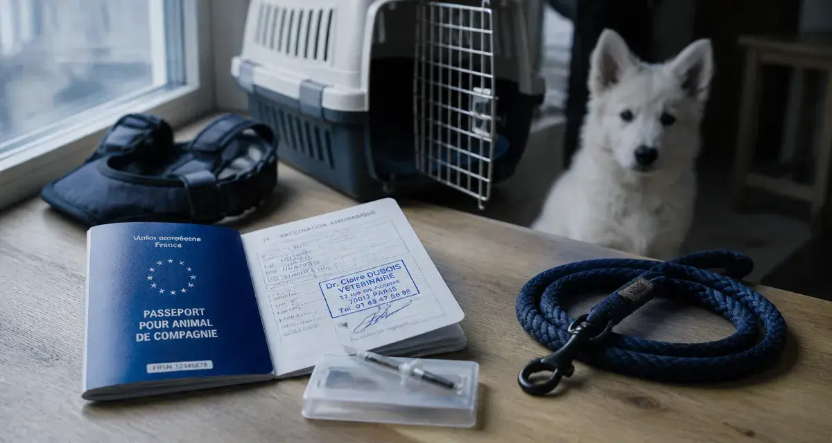 Chien suisse voyage : passeport animal, carnet de vaccination et puce