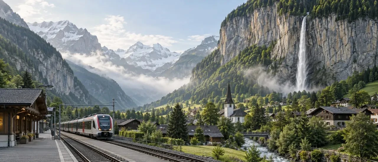 Blog voyage Suisse : vallée de Lauterbrunnen et paysages de l'Oberland bernois