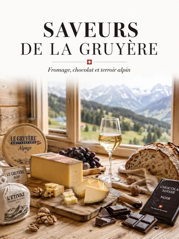 Tourisme gruyère suisse : expérience fromage et chocolat autour de Gruyères