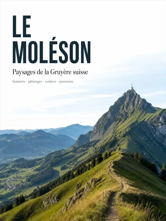 Tourisme gruyère suisse : panorama du Moléson et des paysages alpins de la région