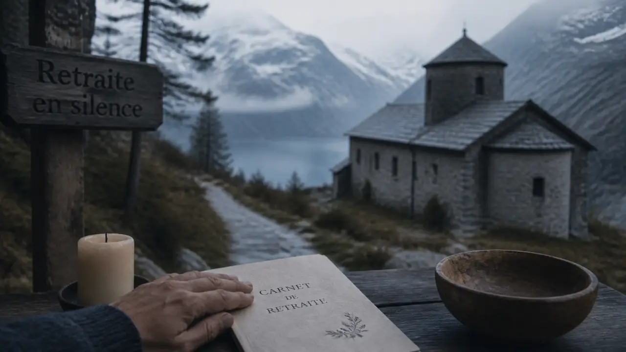 Voyage spirituel suisse : retraite yoga et silence monastère alpin