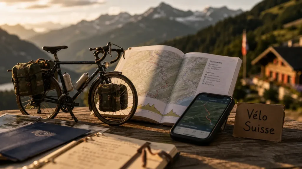 Voyage velo suisse : vélo et carte des véloroutes suisses